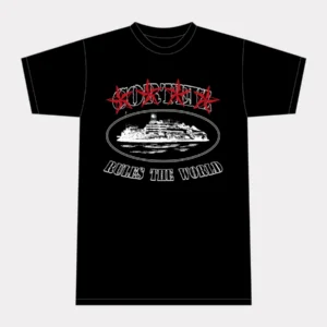 CORTEIZ 4STARZ ALCATRAZ T-SHIRT - BLACK