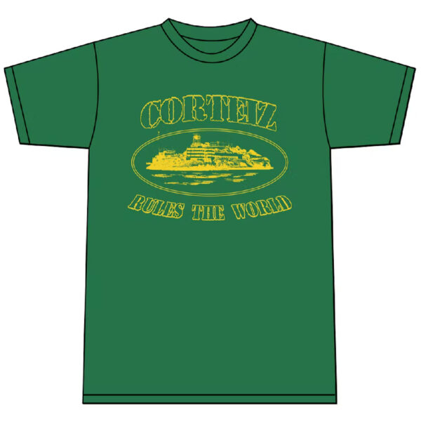 Corteiz 2019 OG Alcatraz T-Shirt - Forest Green