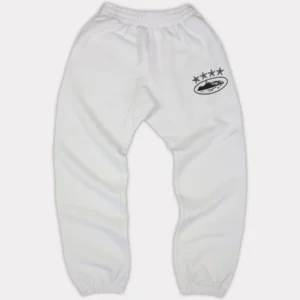 Corteiz 4Starz Alcatraz Sweatpants - White