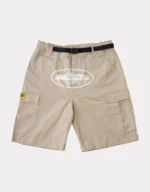 Corteiz Alcatraz Cargo Shorts - Beige