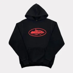 Corteiz Alcatraz Hoodie - Black/Red