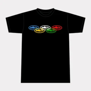 Corteiz Alcatraz Olympic T-Shirt - Black