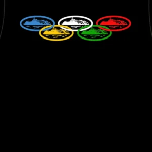 Corteiz Alcatraz Olympic T-Shirt - Black