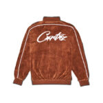 Corteiz All starz VVS Velour Jacket - Brown