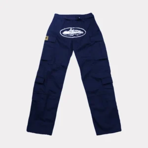 Corteiz Guerillaz Cargo Pants - Navy