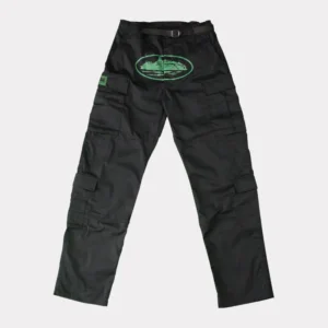 Corteiz Mula Guerillaz Cargos - Black