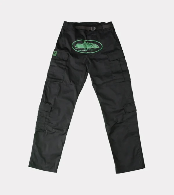 Corteiz Mula Guerillaz Cargos - Black