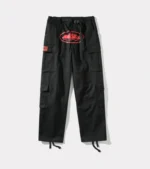 Corteiz Purp Guerillaz Cargos - Black/Red