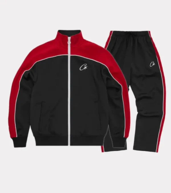 Corteiz Shotta Tracksuit - Black